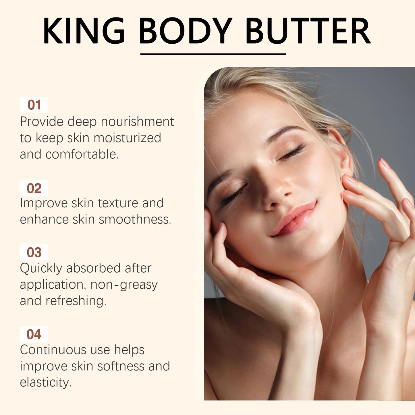 Shea Butter Body Cream – Deep Moisture for Dry & Rough Skin