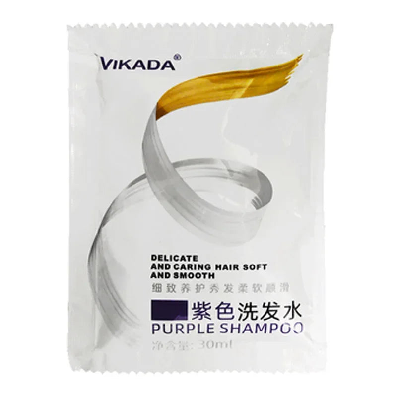 Purple Shampoo Washes Away Excess Yellow Hair Dye Naturally Protects Color Without Damaging Hair Strengthens Hair Repairs Hair Peaceful Pleasures Health and Wellness 1 bag 30ML