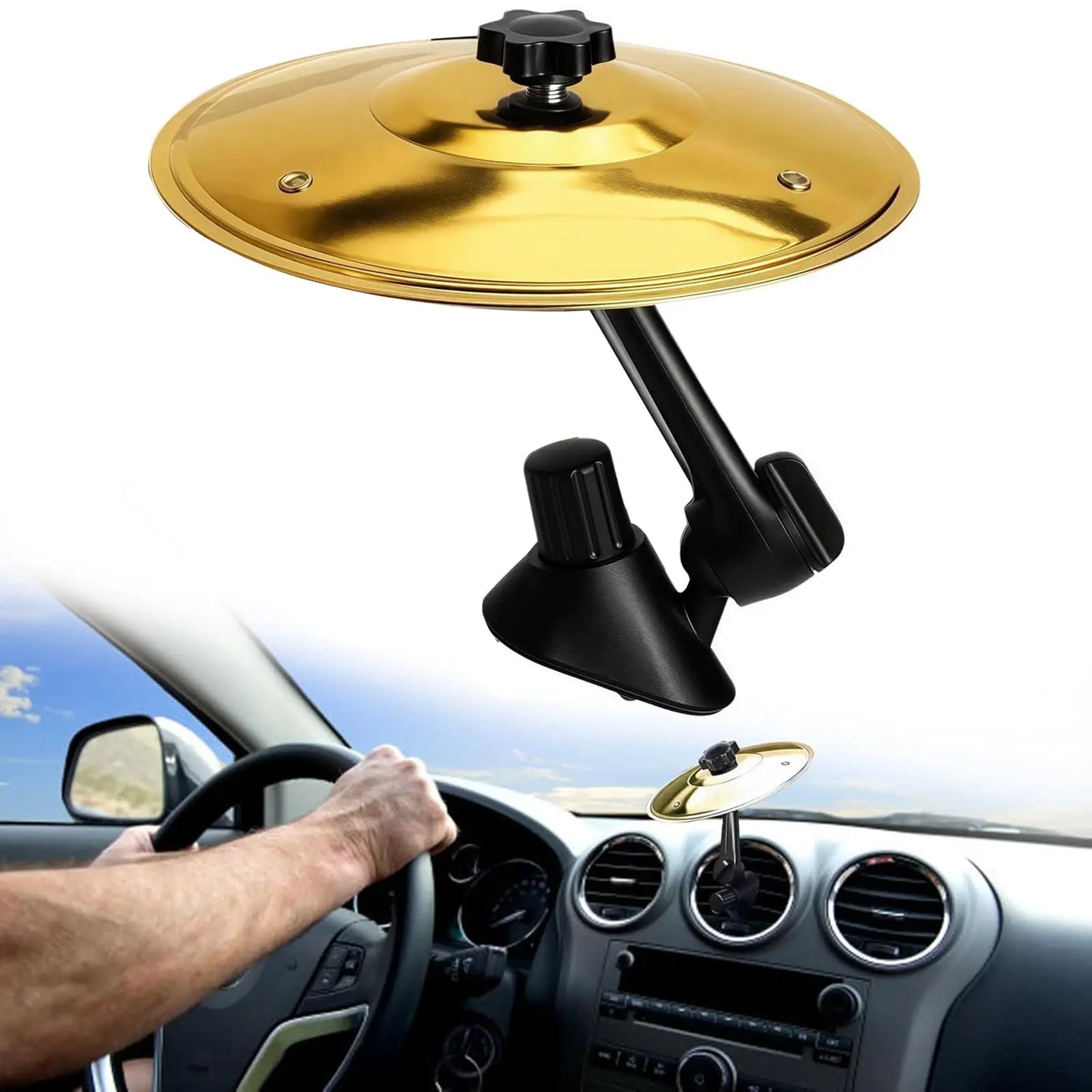 Car Air Vent Mini Cymbal – Fun Drum Car Accessory