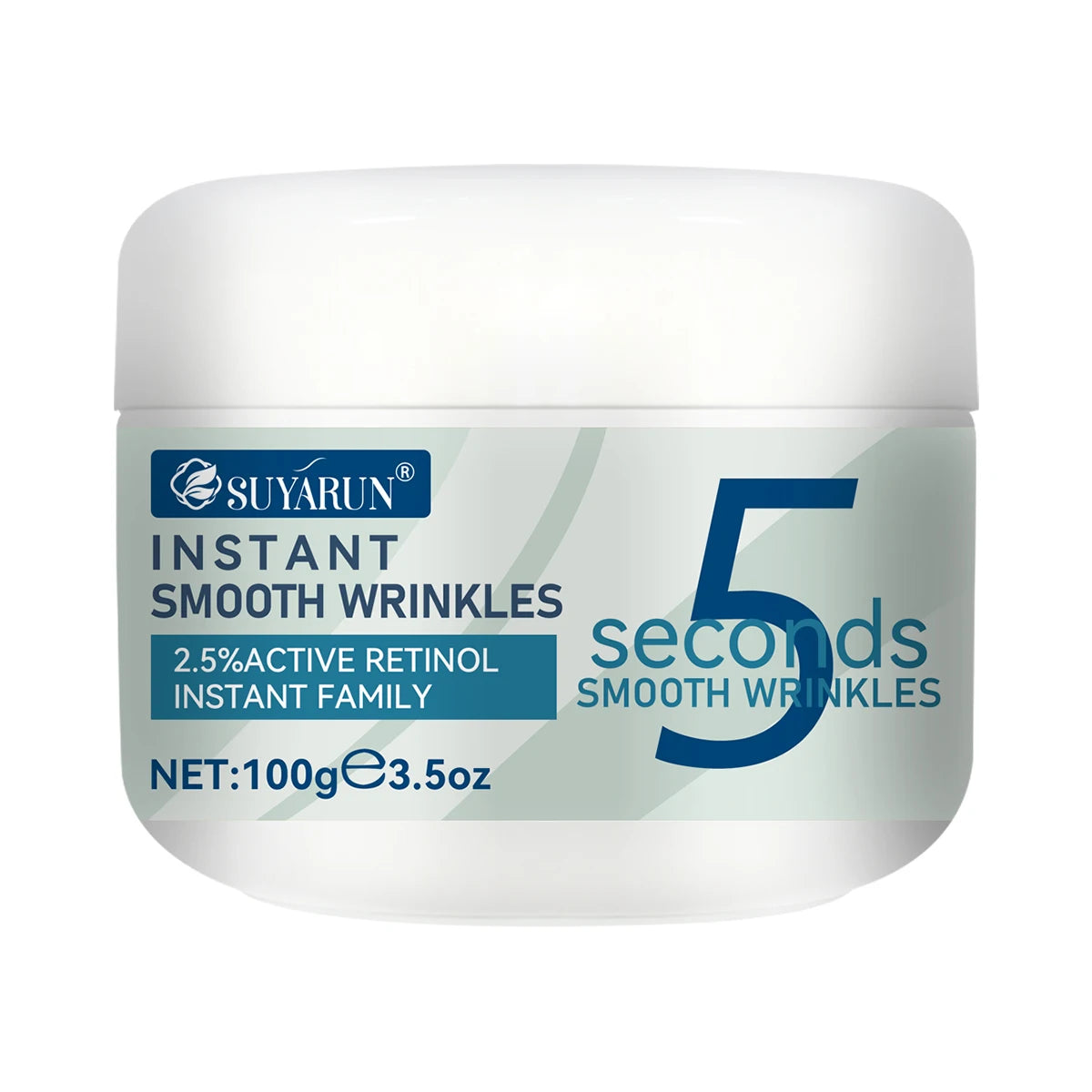 SUYARUN SUYARUN 5-Second Anti-Wrinkle Cream with Collagen & Hyaluronic Acid Anti-Aging Face Firming Moisturizer for All Type. Peaceful Pleasures Health and Wellness 100g