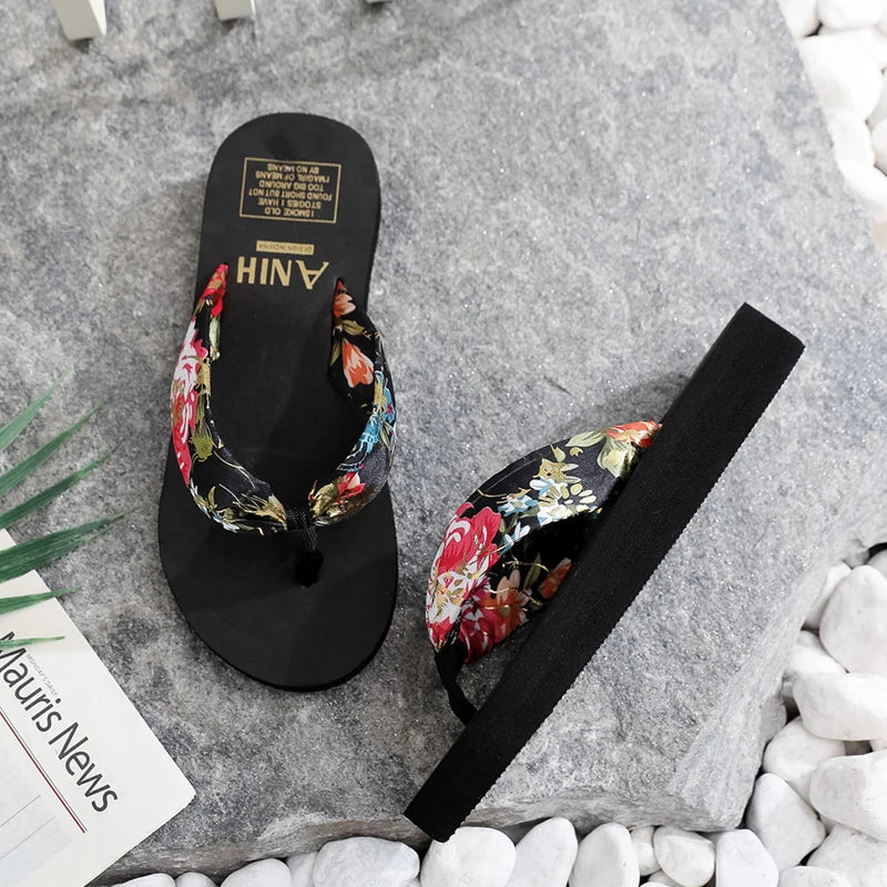 Women's Sequin Flip Flops – Summer Beach Flat Sandals