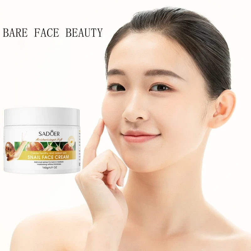 SADOER 140g Snail Moisturizing Cream – Hydrates & Firms