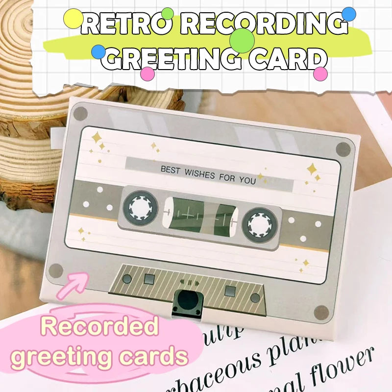 60-Second Recordable Voice Greeting Card | DIY Music Gift