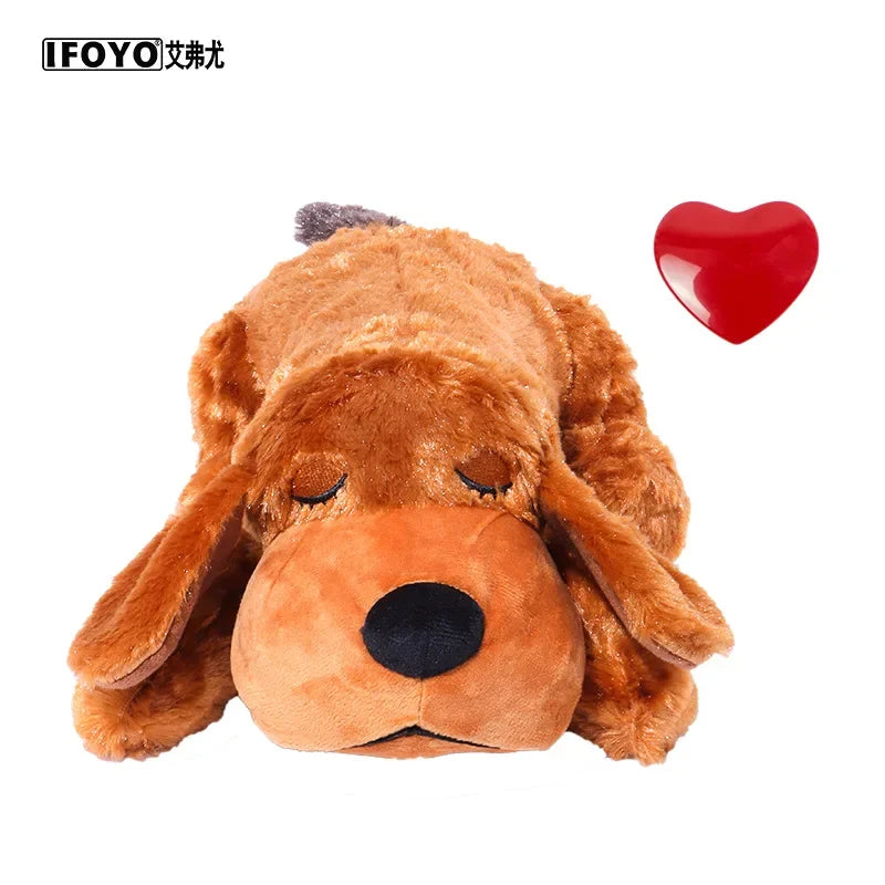 IFOYO Heartbeat Dog Snuggle Toy – Calming Plush Sleep Doll