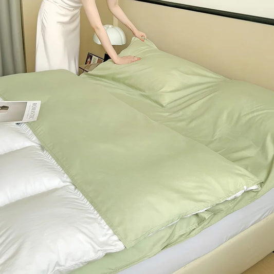 Portable 3-in-1 Travel Bed Sheet Set | Flat Sheet & Pillowcase Travel Bed Sheet Set Peaceful Pleasures Health and Wellness