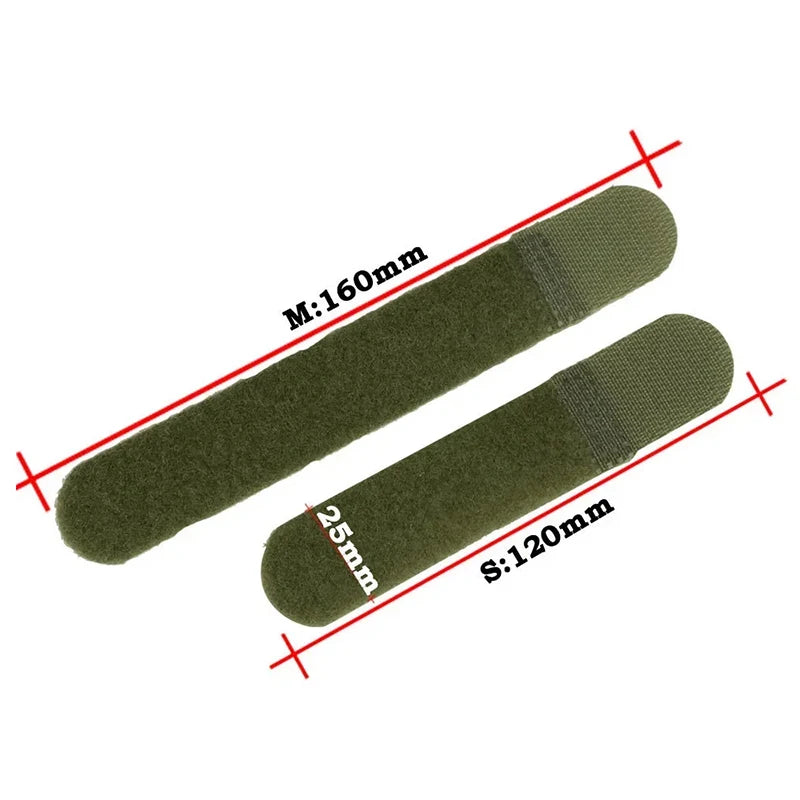10pcs Reusable Backpack Fastener Buckle Nylon Straps Cable Ties Strap Webbing Organizer Fix Hook Loop Grip Wrapping Cord Peaceful Pleasures Health and Wellness