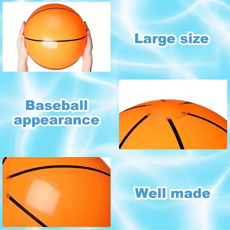 Inflatable Sports Balls Set – Football Basketball Baseball Party