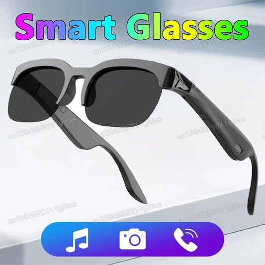 New Camera Control Smart Glasses 2025 Music Sunglasses Headphones Wireless Bluetooth Call Headset HIFI Audio glasses For Android Peaceful Pleasures Health and Wellness