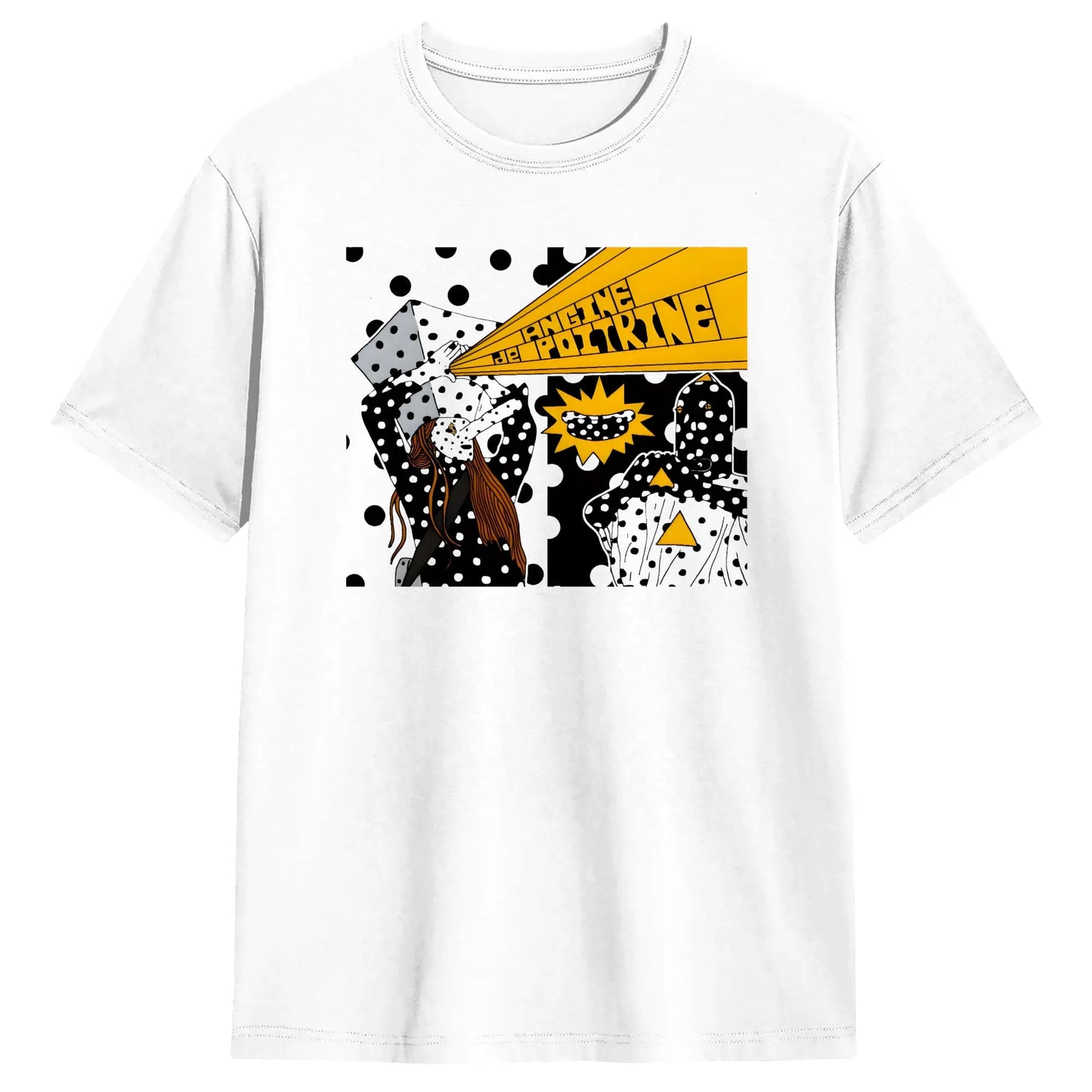 Men's T-Shirt Angine De Poitrine Band Fashion Cotton Tees Short Sleeve T Shirts O Neck Clothing Printed Peaceful Pleasures Health and Wellness