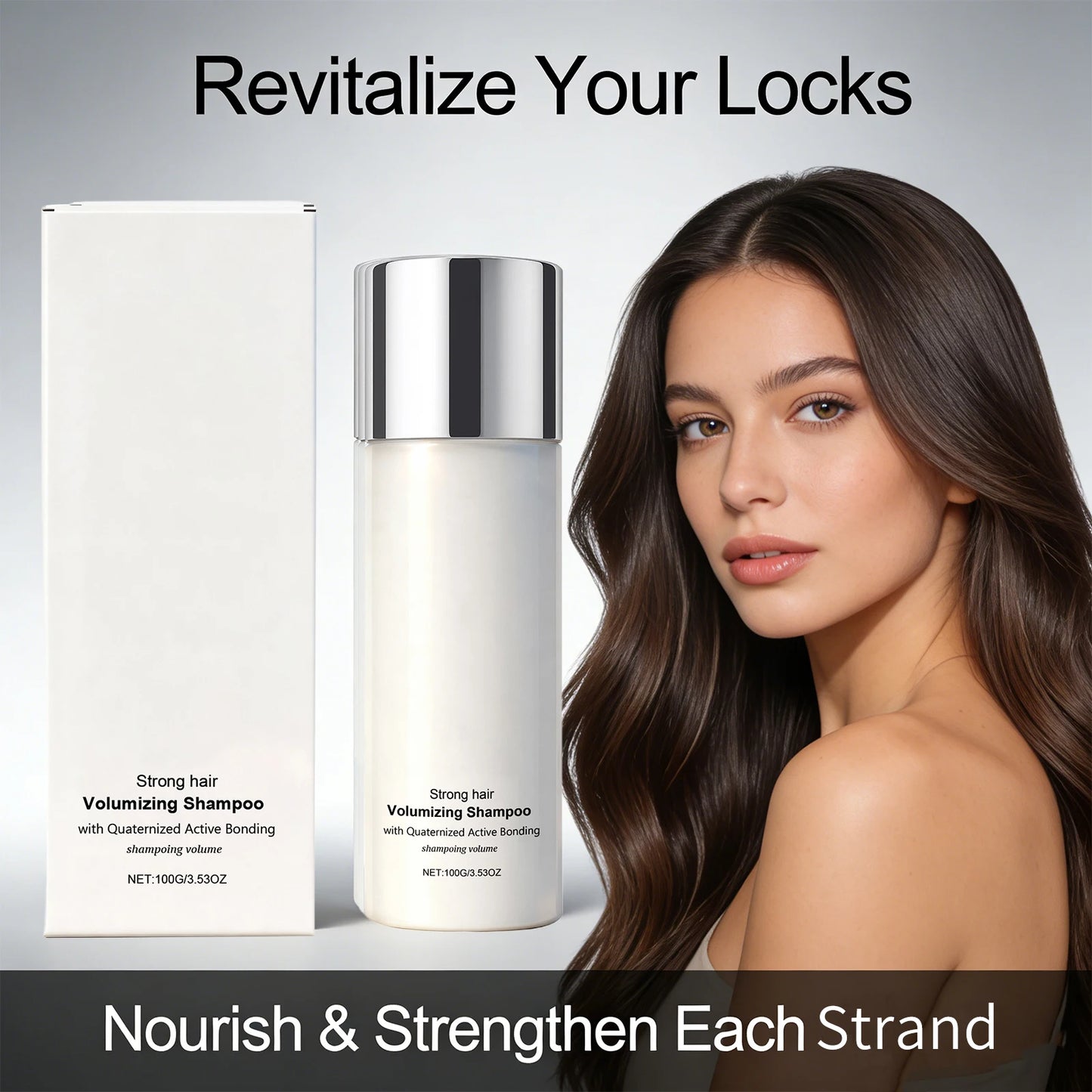 Volumizing Shampoo Thickening & Strengthening Hair Nourishing Scalp Reduce Dry Frizz Hair Lasting Freshing Repair Hair Care Peaceful Pleasures Health and Wellness