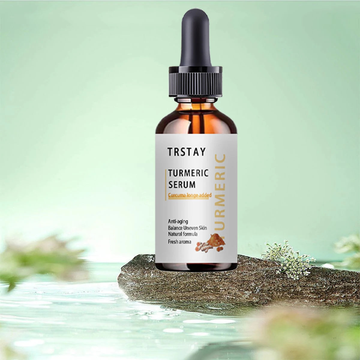 Turmeric Serum Oil Face Care Oil Moisturizing Hydrating Brighten Whiten Face Serum Anti-aging Removal Pigment Melanin Face Skin Peaceful Pleasures Health and Wellness