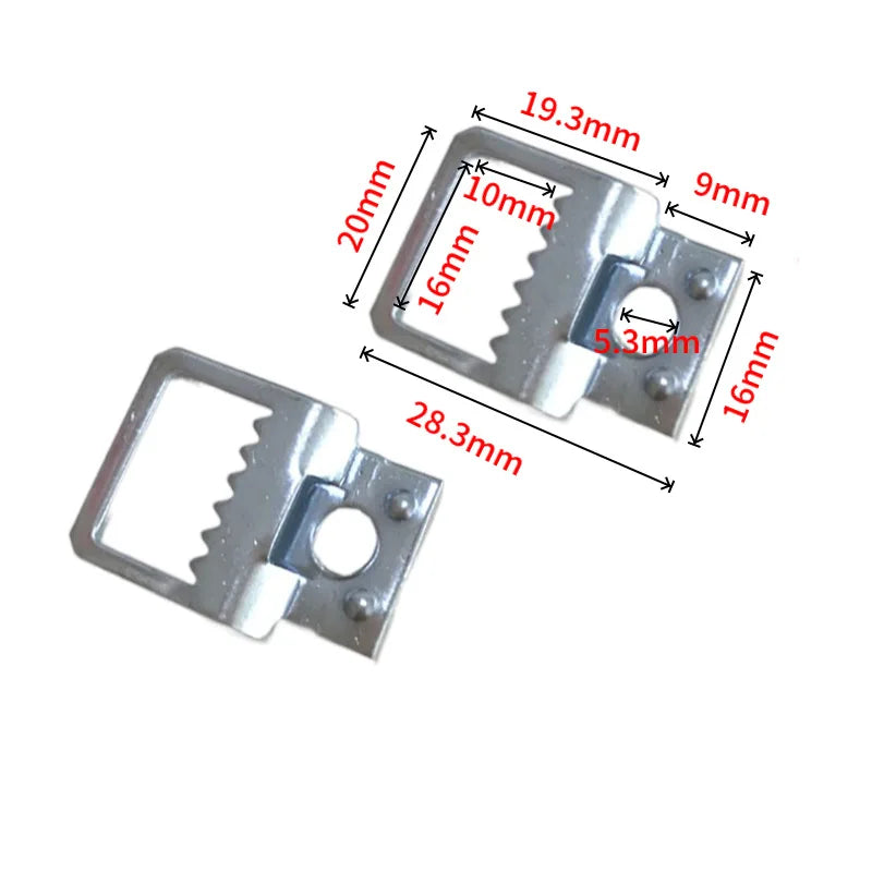 10-Pack Saw Tooth Hidden Picture Frame Hanger Hooks with Screws