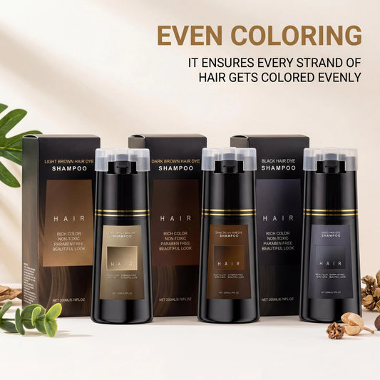 Plant Extract Hair Color Shampoo – 2-in-1 Dye & Cleanse Hair Dye Shampoo Oasis Select
