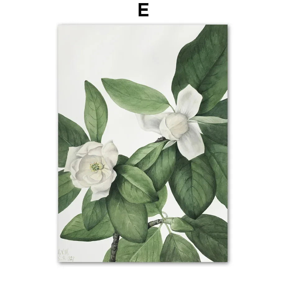Sage Green Monstera Tropical Leaf Canvas Wall Art | Boho Print