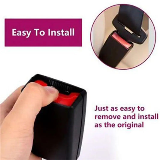 Universal Car Safety Belt insert Seat Belt Extension Plug Buckle Seatbelt Clip Adjustable Extender Child Car Accessories Peaceful Pleasures Health and Wellness