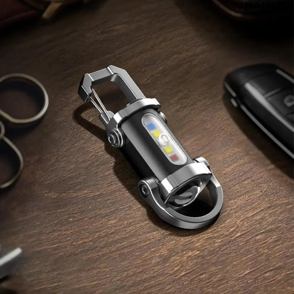 COB Keychain Flashlight – 7-Mode, Waterproof, USB-C Rechargeable Keychain Flashlight Peaceful Pleasures Health and Wellness