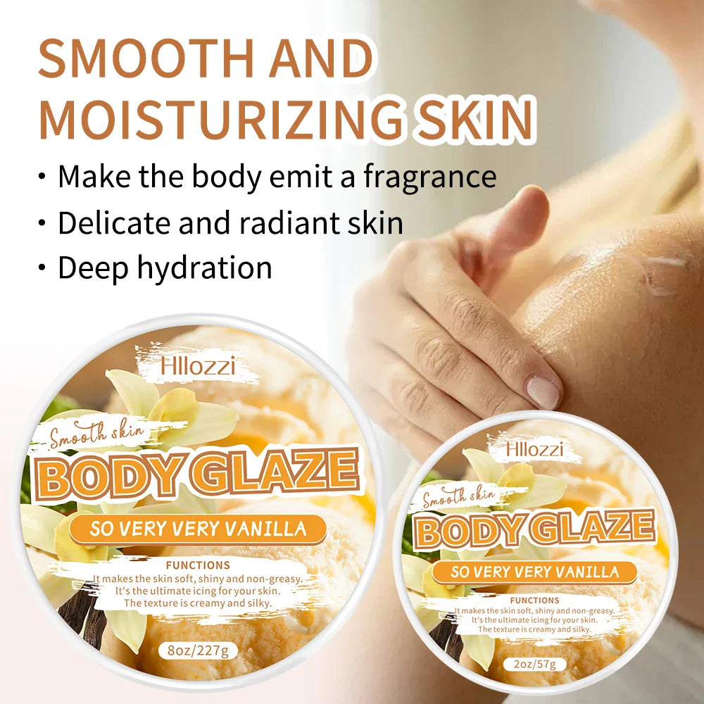 Vanilla Body Glaze – Moisturizing Face & Body Nourishing Cream