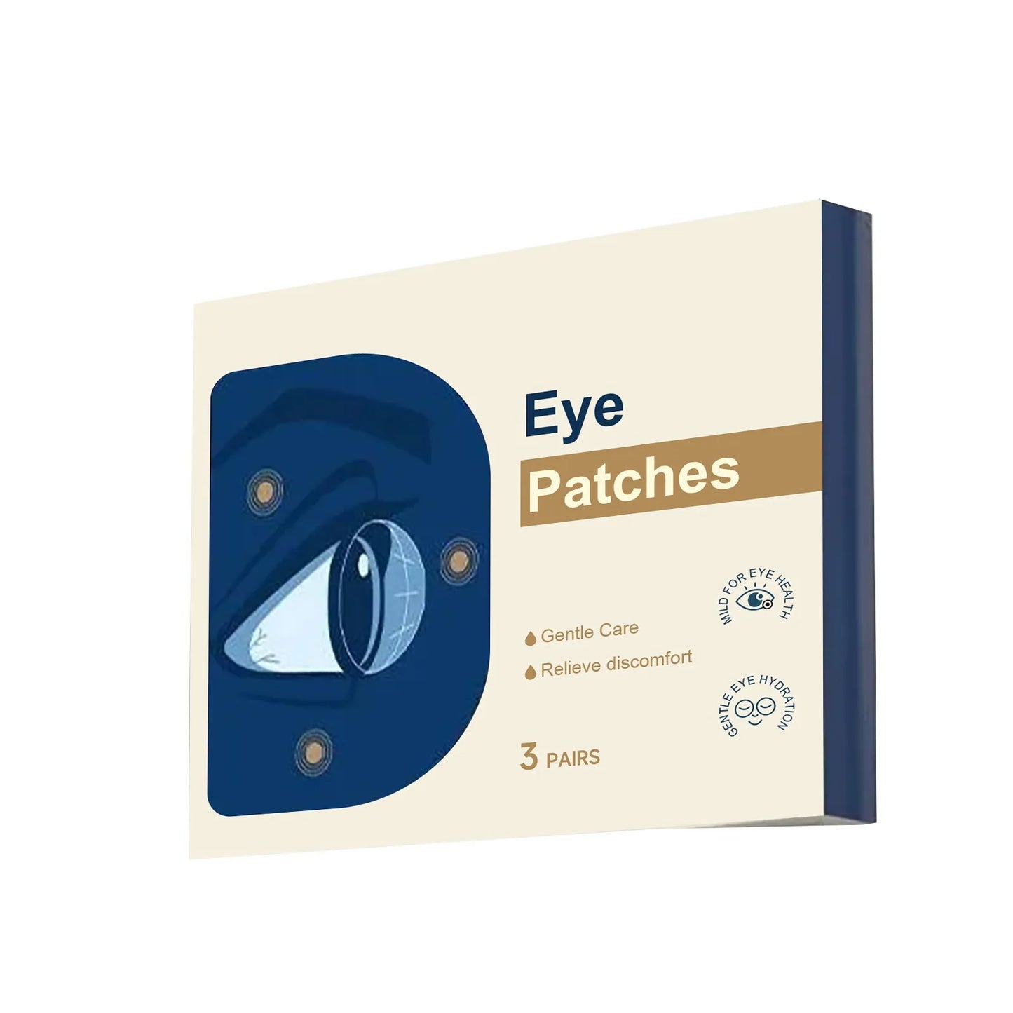 Mint Eye Soothing Patch Provide Cooling Comfort Relieve Tiredness Reducing Discomfort Herbal Fragance Portable Eye Care Sticker Peaceful Pleasures Health and Wellness 6pcs Boxed
