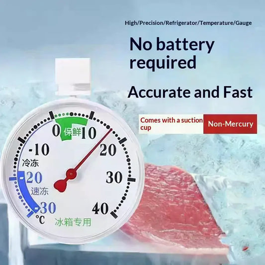 HELTC Fridge Freezer Thermometer – Mercury-Free, Battery-Free Refrigerator Thermometer Peaceful Pleasures Health and Wellness
