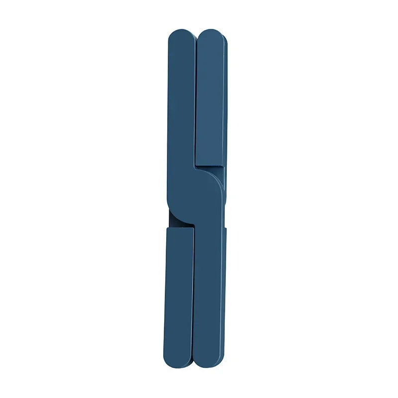 Foldable Silicone X-shaped Heat Resistant Mat Anti-Slip Pot Pan Detachable Kitchen Trivet Coaster Table Placemat for Hot Dishes Peaceful Pleasures Health and Wellness dark blue