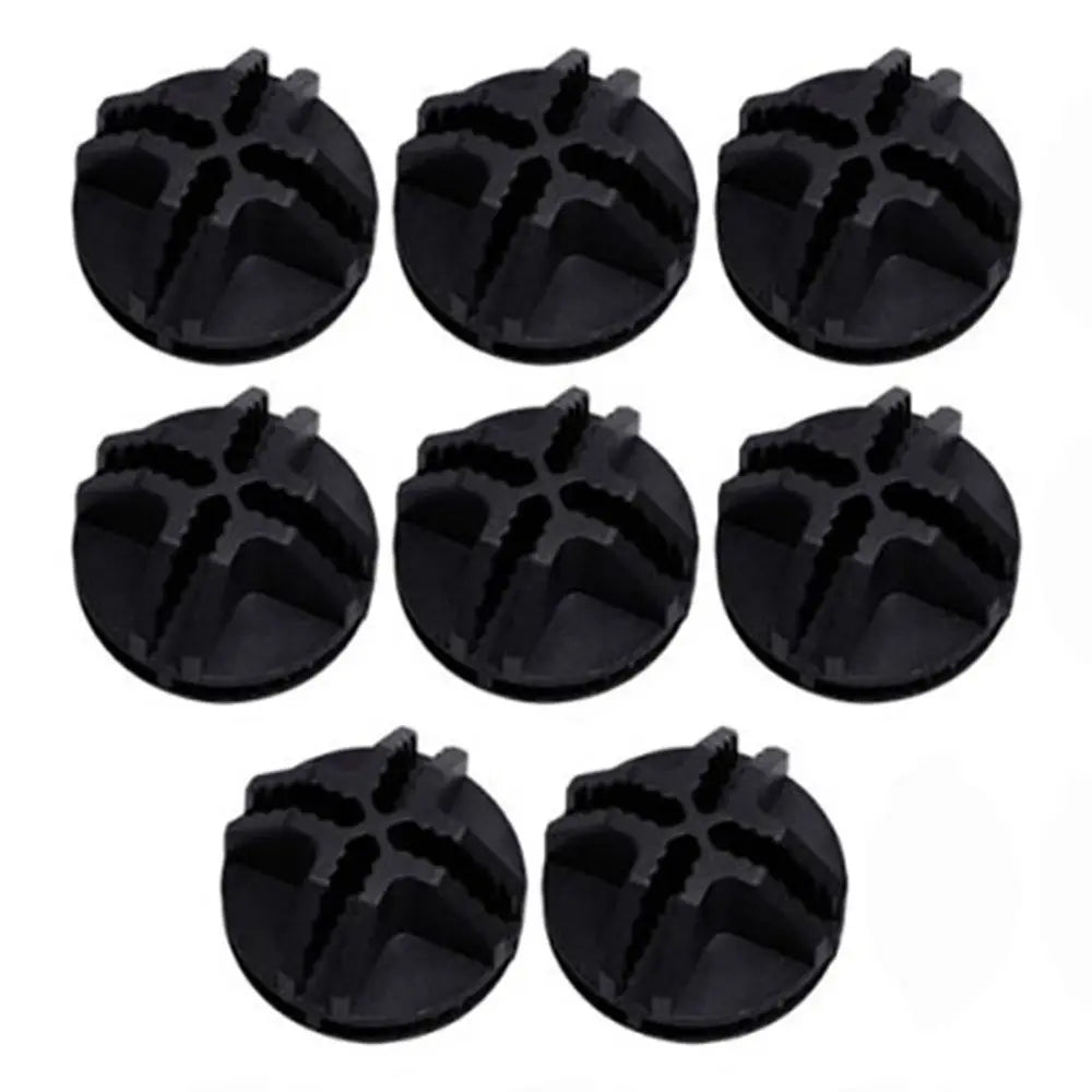 8Pcs Fasteners Accessories Wire Cube Connectors Storage Shelving Modular Organizer Cabinet Closet Clasp Cage Buckles DIY Plastic Peaceful Pleasures Health and Wellness 8Pcs Black