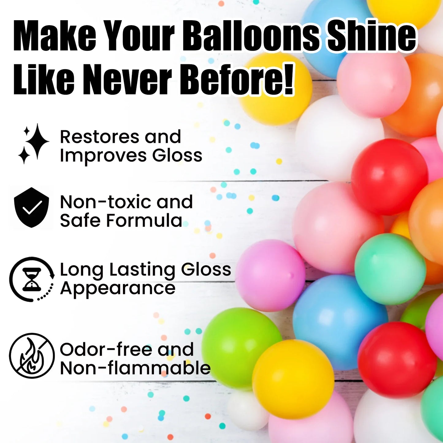 Balloon Shine Enhancer Spray – Instant Gloss Polish 100ml