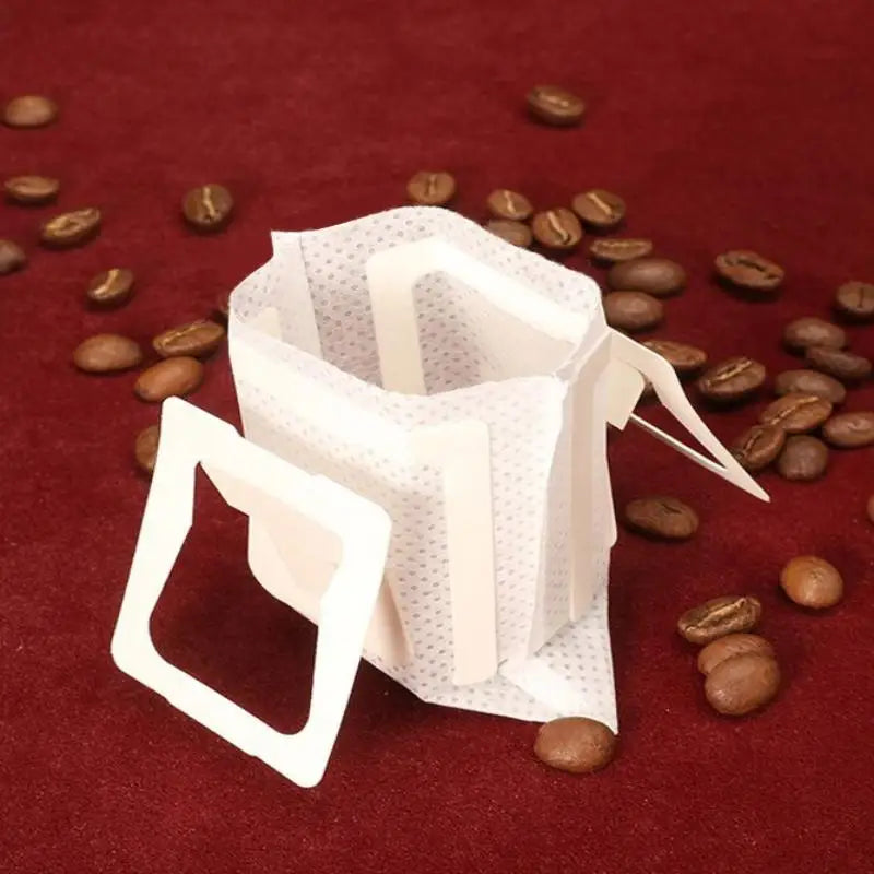 Disposable Hanging Ear Coffee Filters | Food Grade Biodegradable 25/50 Pk Disposable Coffee Filters Peaceful Pleasures Health and Wellness