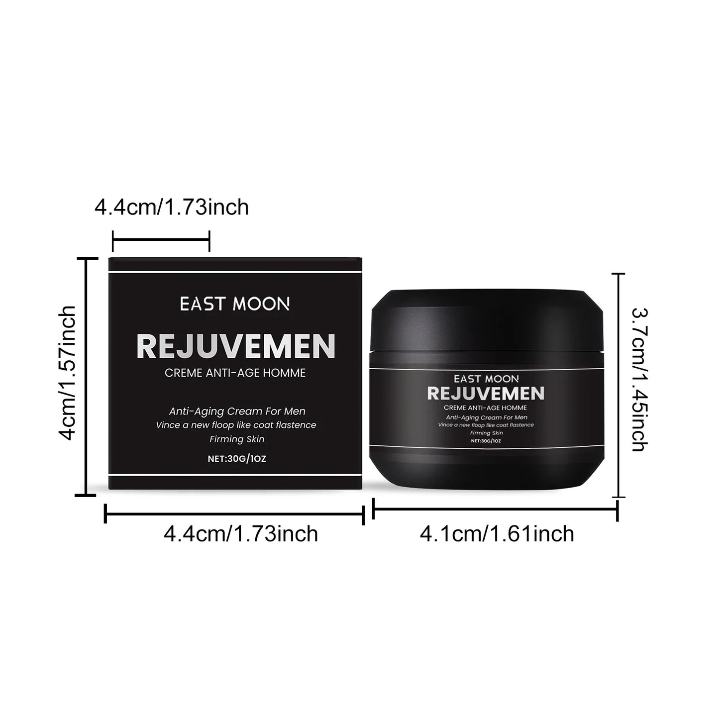 East Moon Men's Firming Face Cream – Anti-Wrinkle & Hydrating