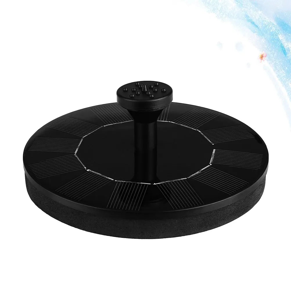 1Set Solar Fountain Pump Black Solar Powered Floating Water Fountain for Garden Pool Pond Outdoor Decor Efficient Eco Friendly Peaceful Pleasures Health and Wellness