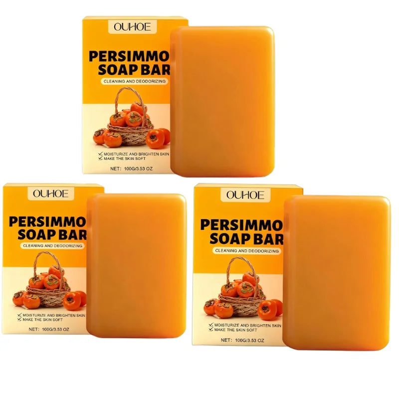 Persimmon Honey Bath Soap Bar – Moisturizing Face & Body