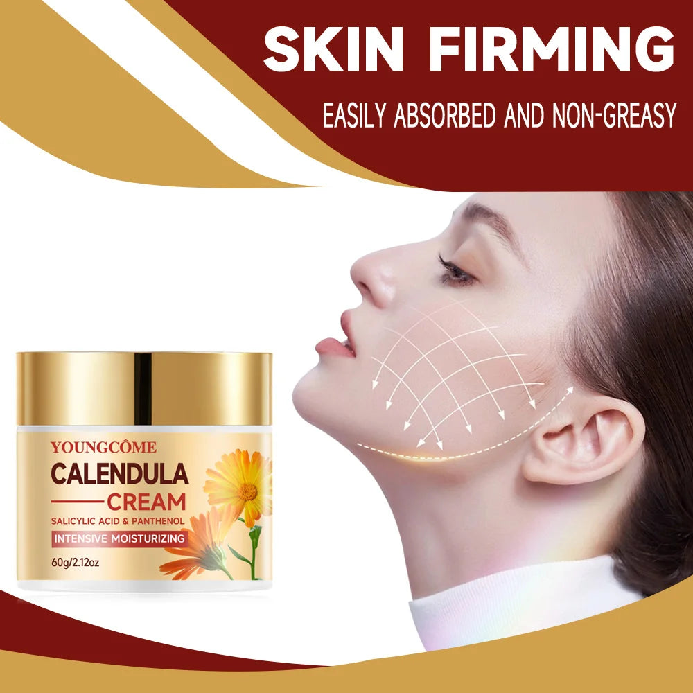 Calendula Face & Neck Cream – Anti-Aging Moisturizer | YOUNGCOME Anti-Aging Face Cream Peaceful Pleasures Health and Wellness
