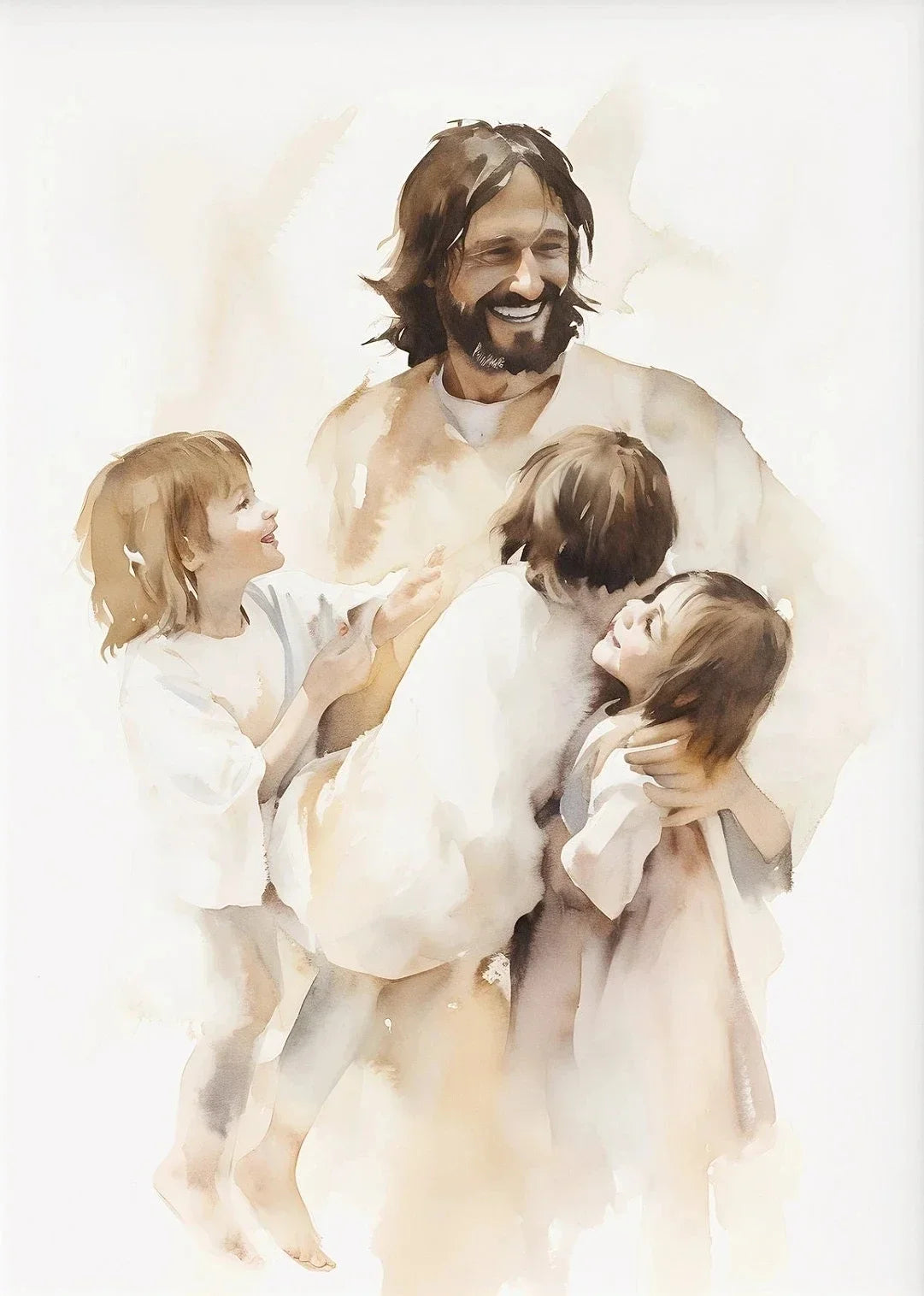 Jesus Walking on Water Canvas Wall Art | Biblical Home Decor