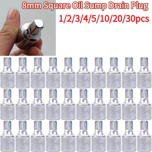8mm Square Oil Sump Drain Plug Key Tool Remover Peaceful Pleasures Health and Wellness