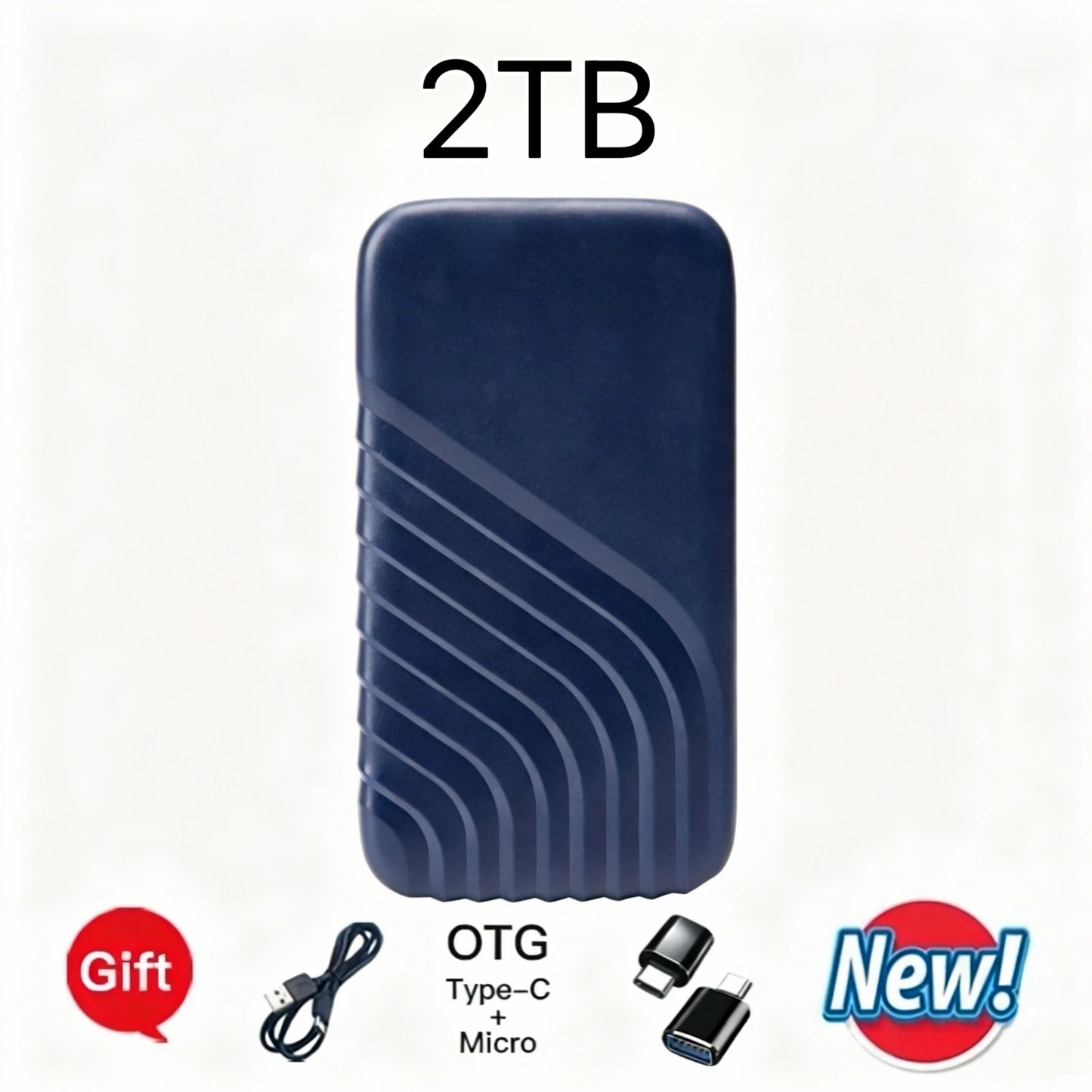 EOENKK USB 3.1 Type-C Portable External Hard Drive | PC & Mac