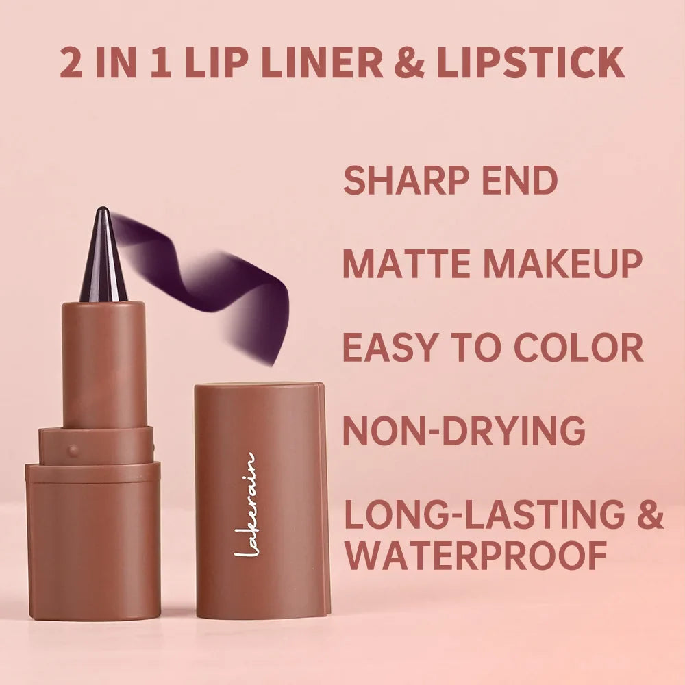 Lip Liner & Gloss Set – Long-Lasting Moisturizing Duo