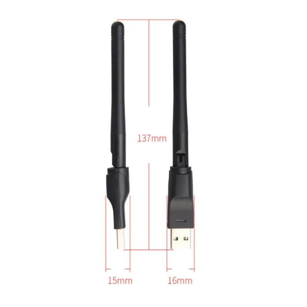 USB WiFi Adapter 150Mbps MT7601 2.4GHz Wireless Dongle