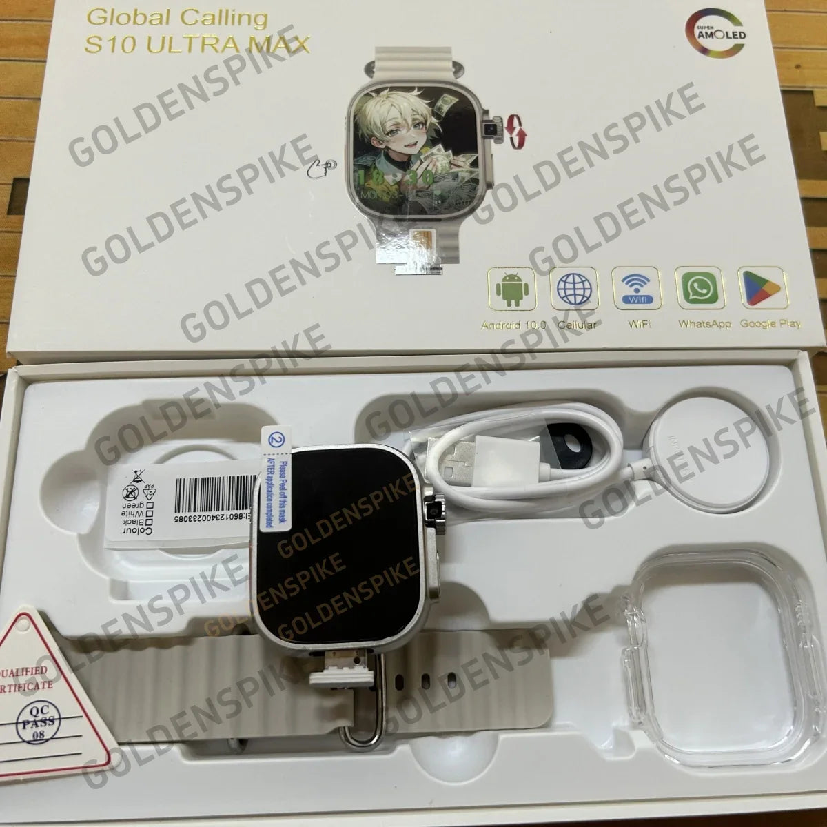ZestBolt S10 Ultra MAX 4G Android Smartwatch | AMOLED GPS NFC