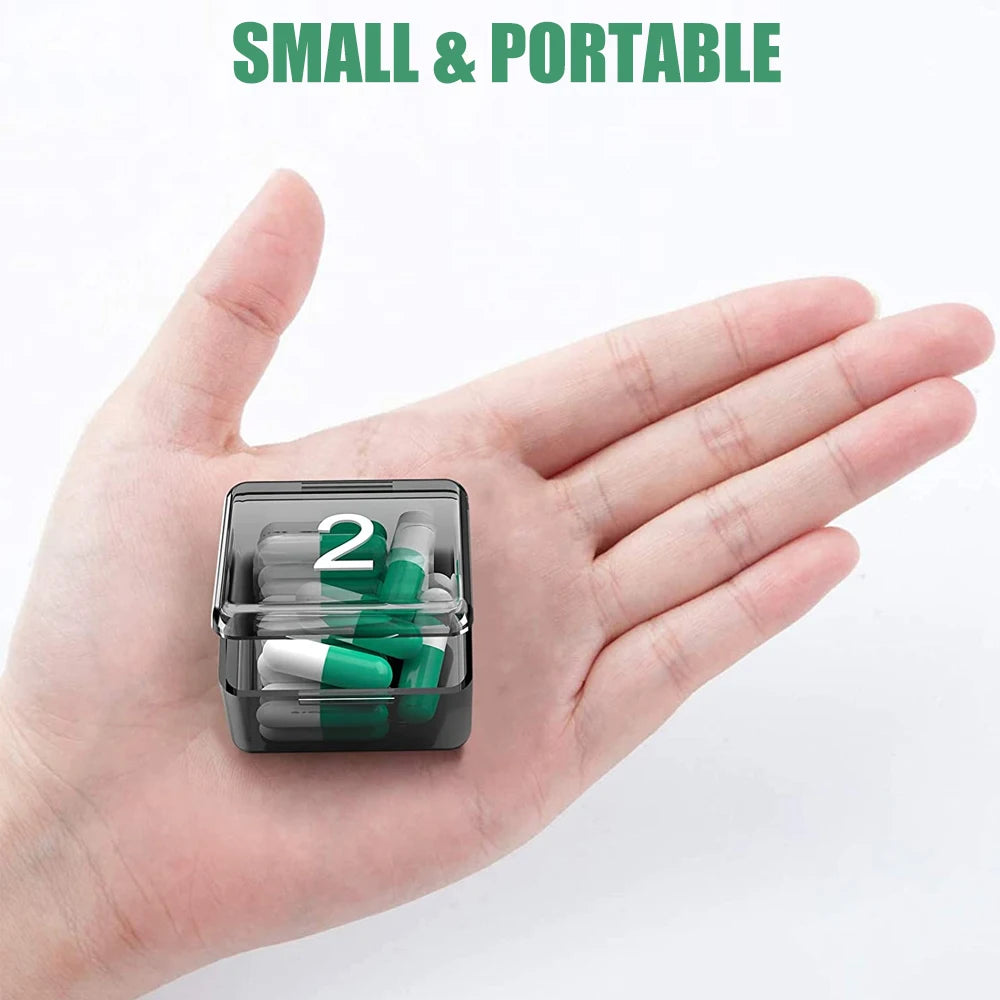 1Pcs Monthly Pill Organizer, 30 Day Pill Box, 4 Weeks One Month Pill Cases, Large Compartments Medicine Organizer for Vitamins Peaceful Pleasures Health and Wellness