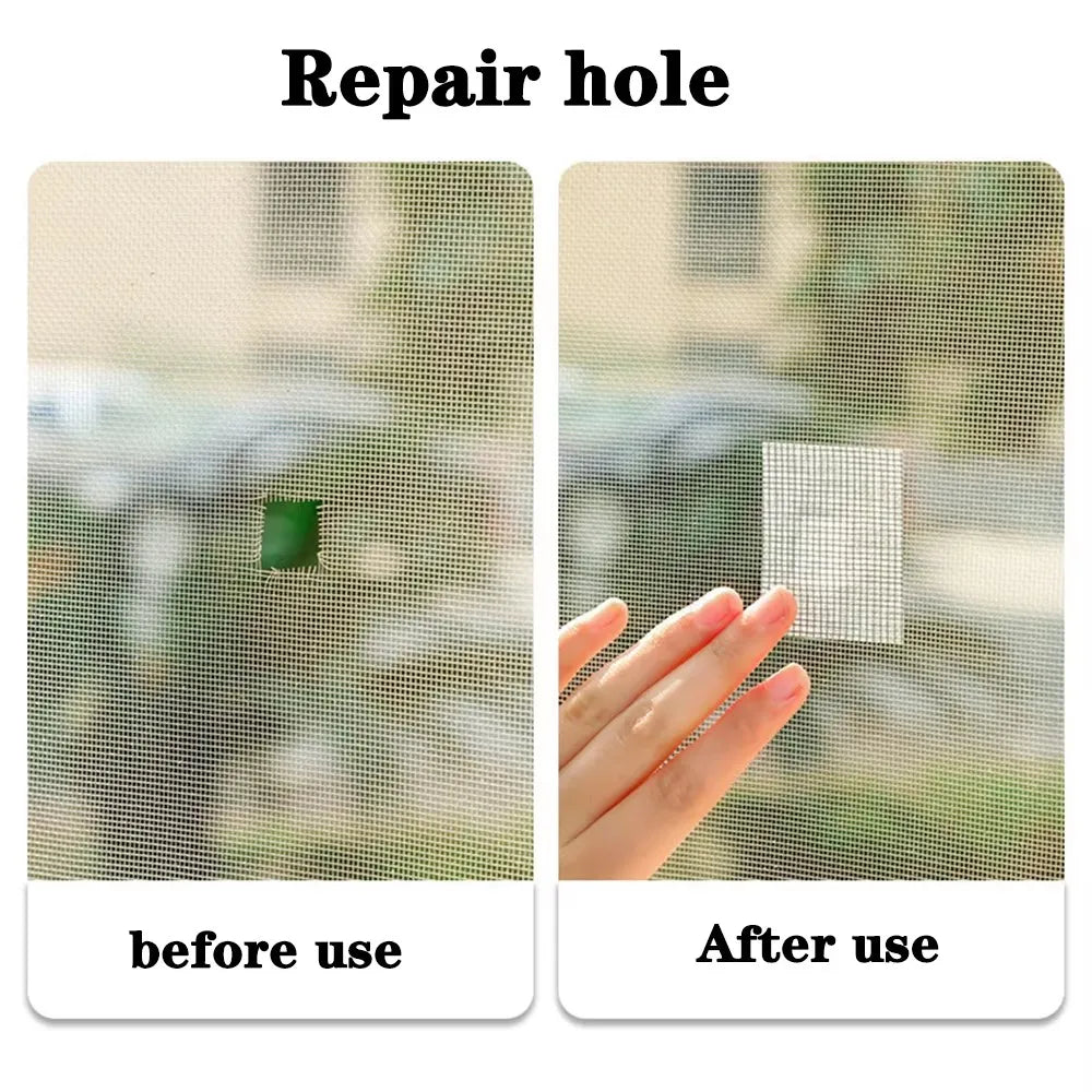 Easy-to-apply Waterproof Window Screen Repair Tape Keep Mosquitoes