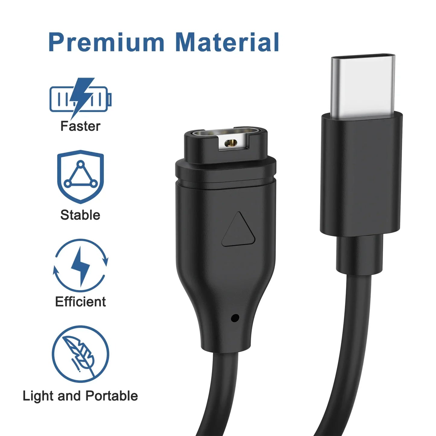 Garmin Watch Charger Cable – Fenix, Venu, Forerunner & More Peaceful Pleasures Health and Wellness