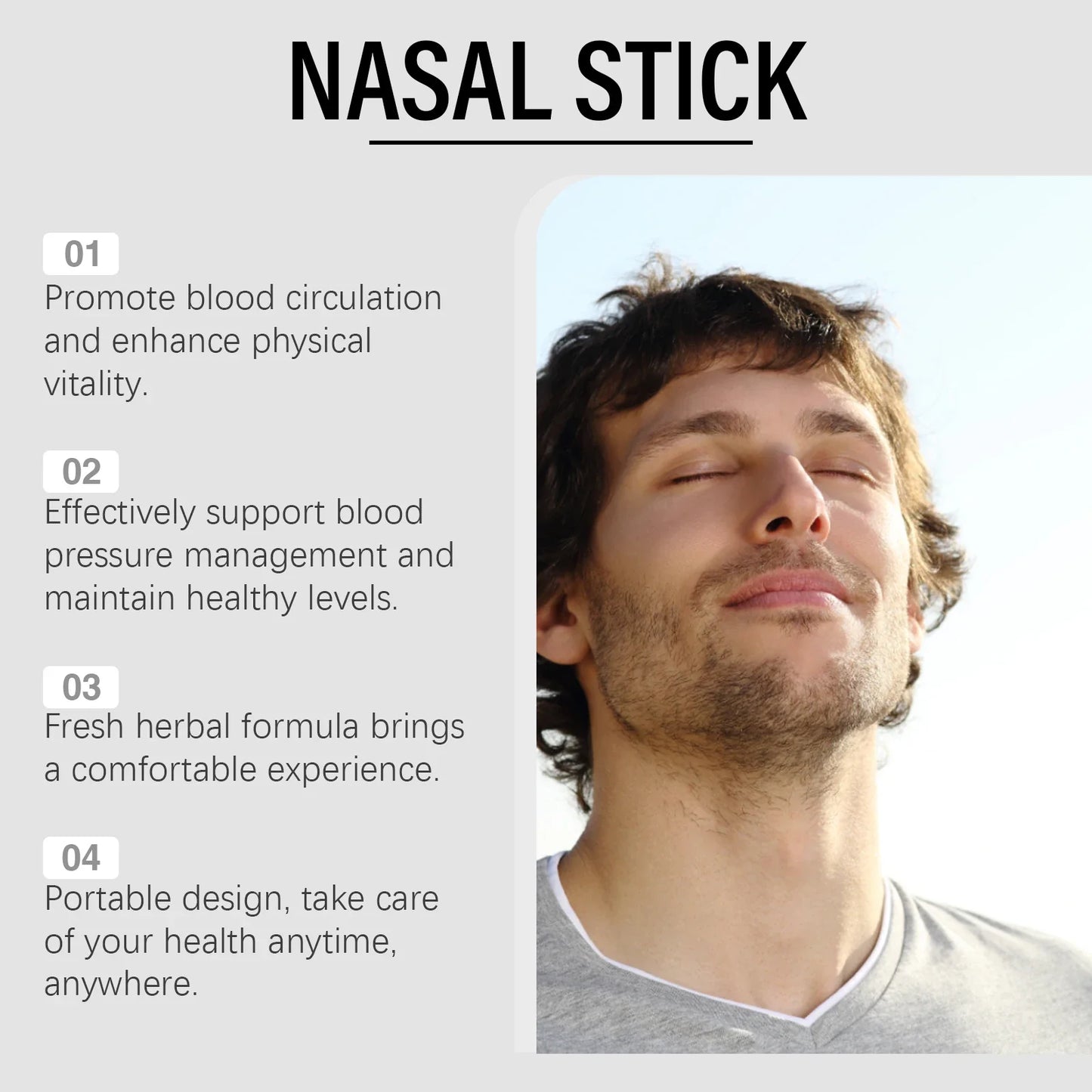 Nasal Inhaler Sticks Set – Natural Cooling Fresh Breathing