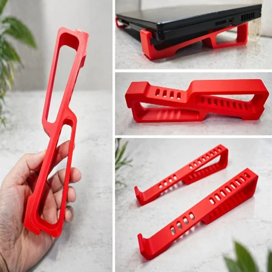 Portable Hollow Laptop Cooling Riser Ergonomic Notebook Support Peaceful Pleasures Health and Wellness