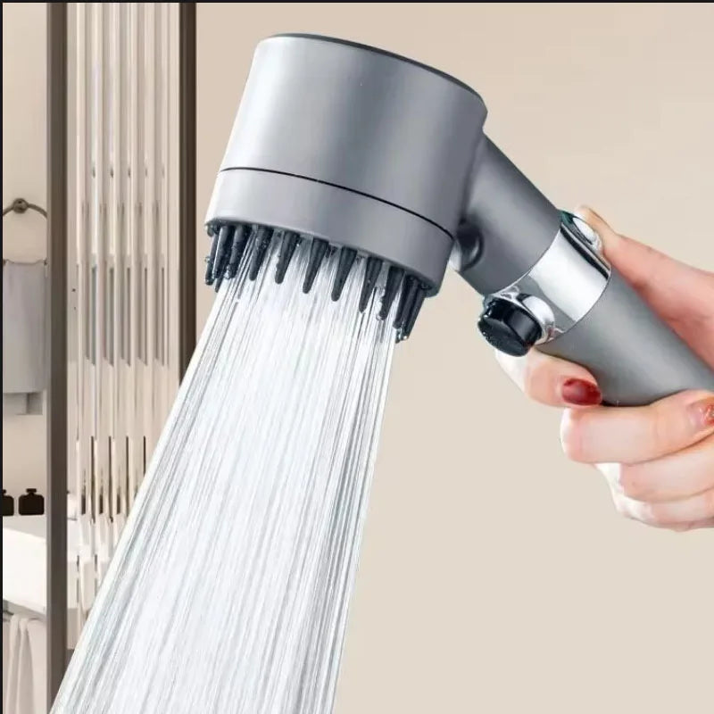 3-Mode Filtered Shower Head – Massage, Filter & Water Stop