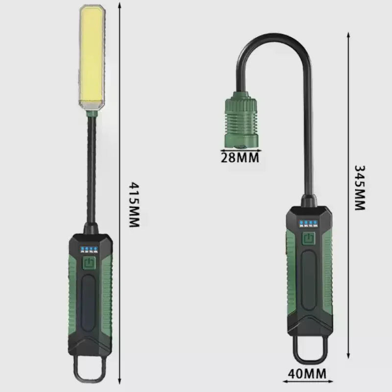 HELTC Magnetic LED Work Light | 360° Bendable COB Rechargeable