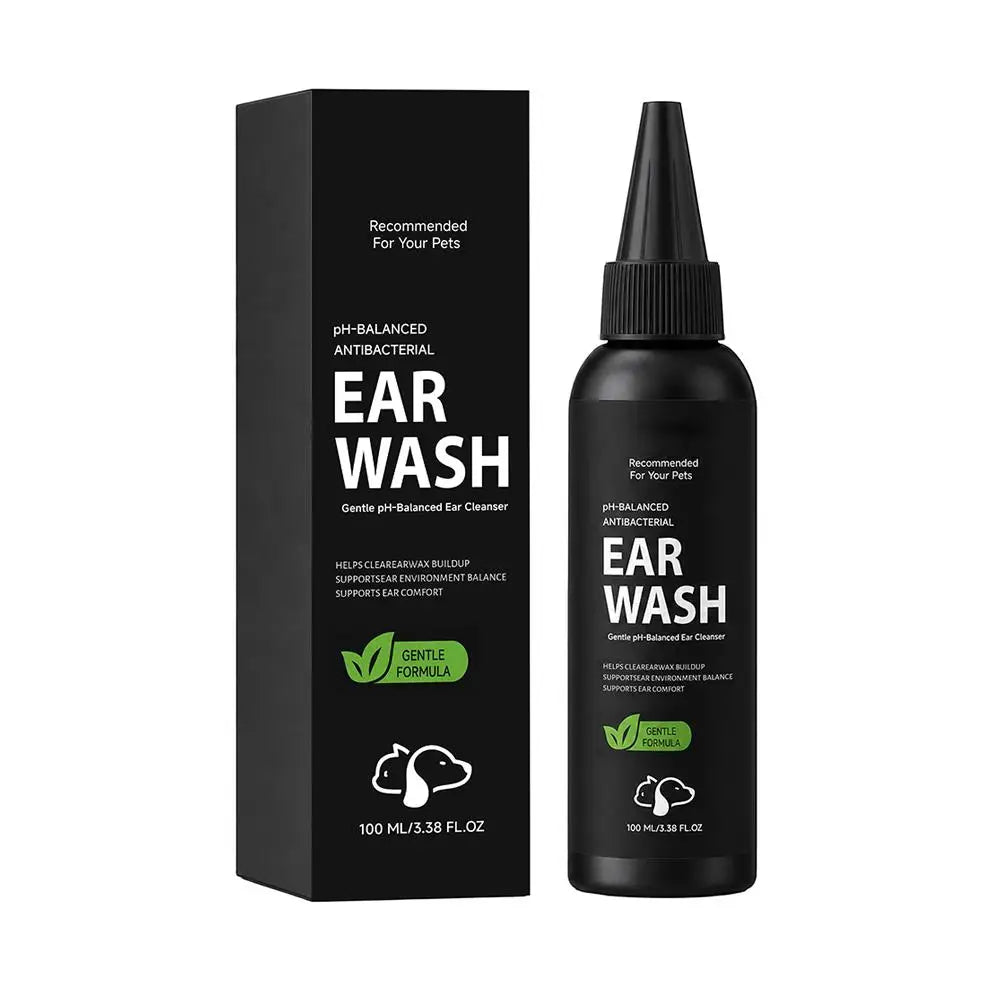 Pet Ear Cleaner Solution 100ml – Gentle Daily Dog Ear Care