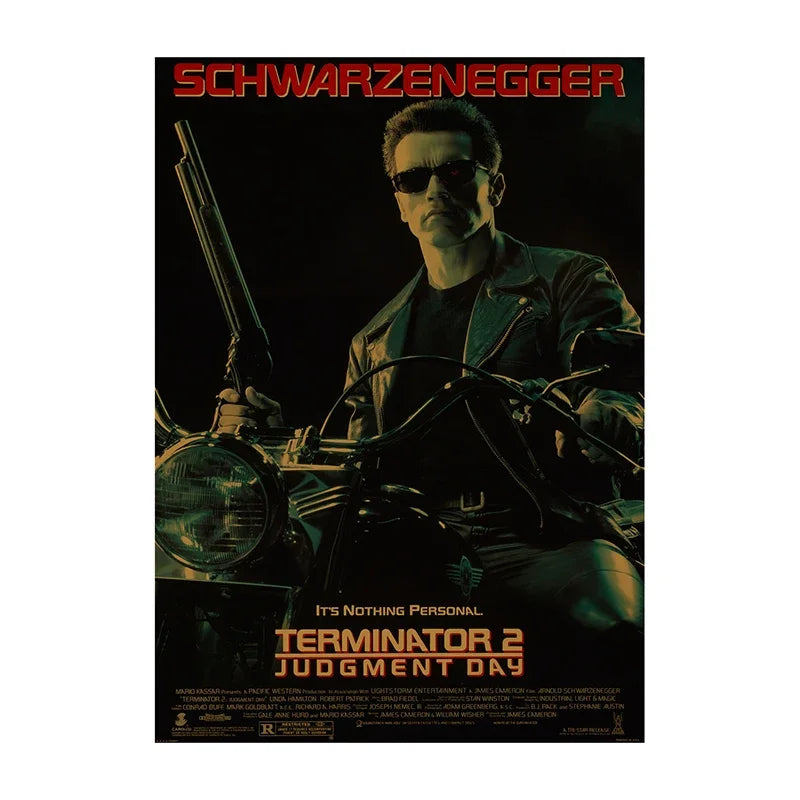 Retro Leon Movie Canvas Wall Art | Vintage Film Poster Print