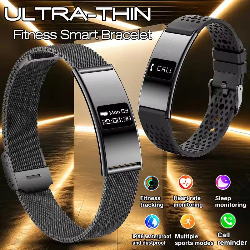New Men Sports Smart Bracelet Heart Rate Fitness Tracker IPX8 Waterproof Smart Band Pedometer Call Reminder Smartwatches Women Peaceful Pleasures Health and Wellness