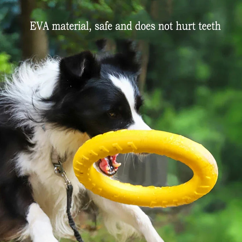 EVA Dog Toys 4-Pack – Flying Disc, Ball & Tug Rope Interactive Dog Toy Set Peaceful Pleasures Health and Wellness