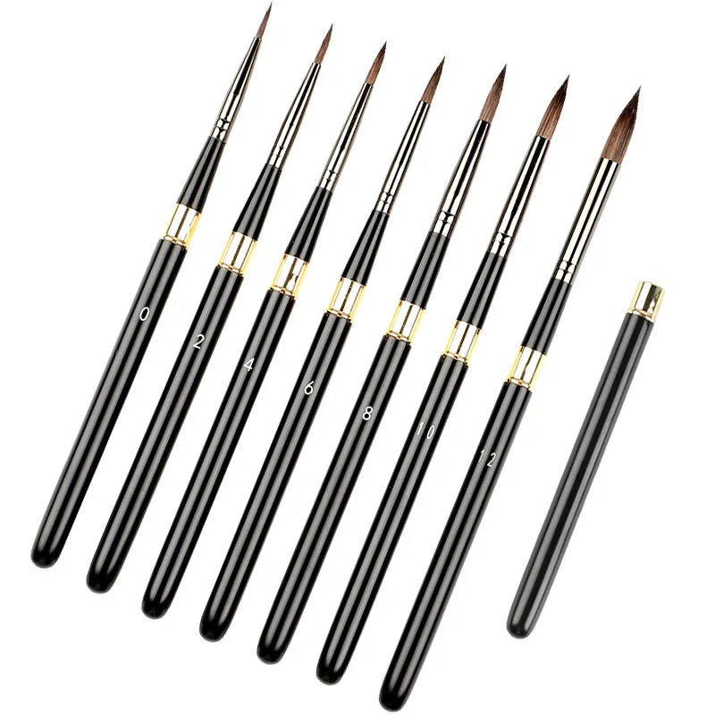 Travel Artist Brushes Removable Portable Watercolor Acrylic Gouache
