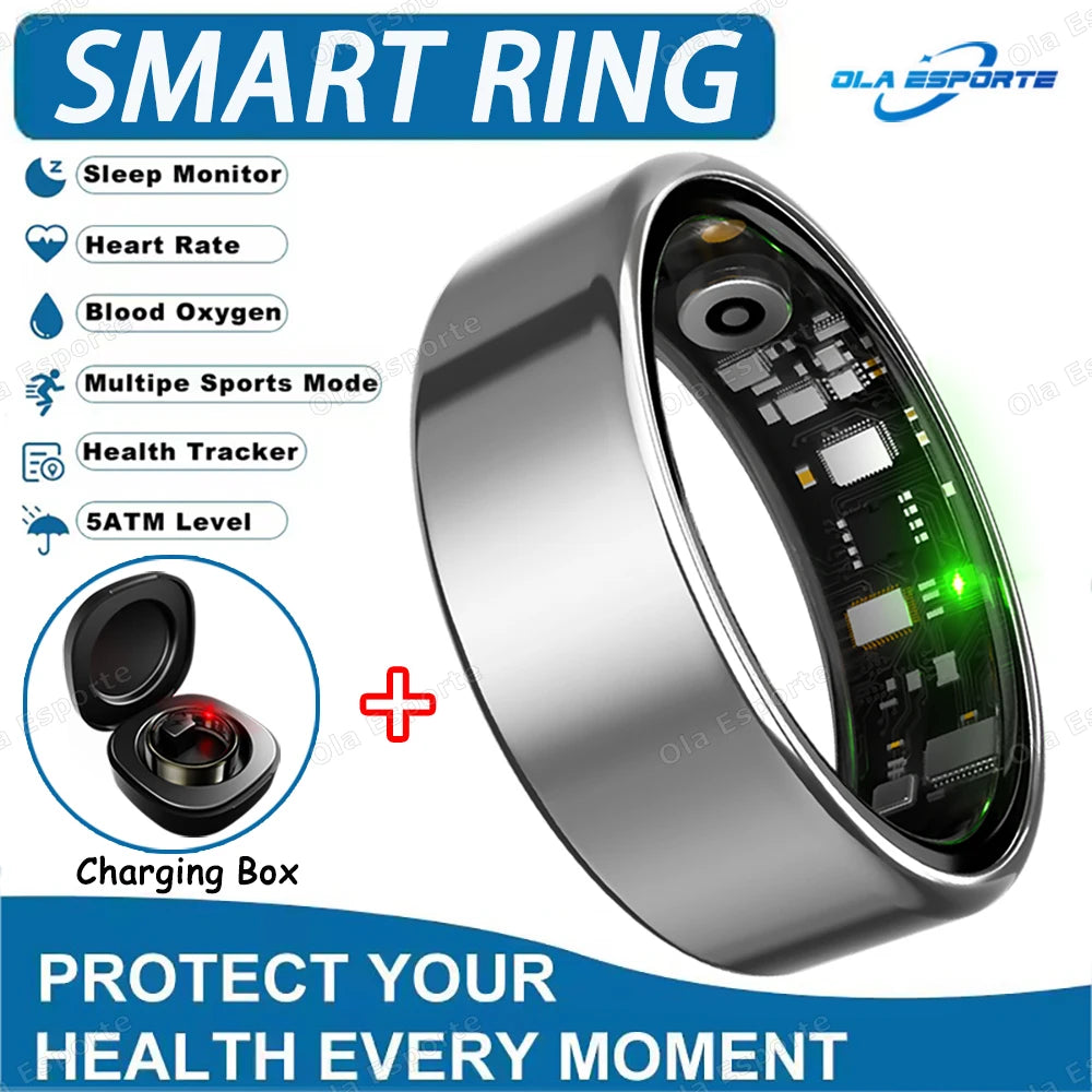 Smart Ring | Heart Rate, Sleep & SpO2 Tracker | IP68 Waterproof